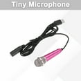 thumbnail image 3 of 1 Pcs Mini Micrófono, Micrófono Mini Tipo C para Grabar Voz del Teléfono, Rosa Fucsia, 3 of 6