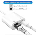 thumbnail image 3 of Lightning To Ethernet Adapter, Compatible 2 In 1 Ethernet Lan Network Adapter With Charge Port, 3 of 5