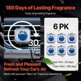 thumbnail image 2 of 6-Pack Car Air Freshener Vent Clips, New Car Scent, Long-Lasting Fragrance with Adjustable Intensity, 4ml Each, 2 of 5