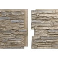 thumbnail image 2 of Ekena Millwork 45 3/4"W x 24 1/2"H x 1 1/4"D Canyon Ridge Stacked Stone, EverStone Faux Stone Siding Panel, Rockwall, 2 of 9