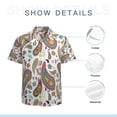 thumbnail image 7 of High Quality Hawaiian Shirts for Men Short Sleeve Aloha Beach Shirt Floral Summer Casual Button Down Shirts Blouses F6SHTG, 7 of 7