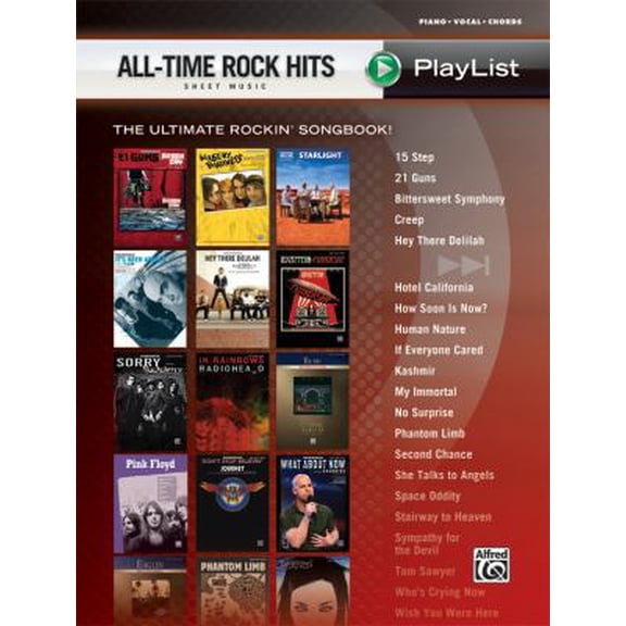 Pre-Owned All-Time Rock Hits: Sheet Music Playlist Series (Paperback) 0739065386 9780739065389