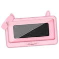 thumbnail image 2 of Soporte para teléfono de ducha con orejas de gato de dibujos animados, rotación de 360 grados, resistente al agua, evita perforaciones de rana, soporte para teléfono para montaje en pared, color rosa, 2 of 8