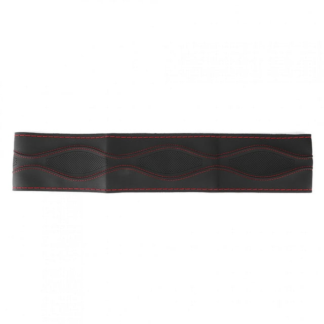 Steering Wheel Wrap Steering Wheel Cover Leather Steering Wheel Covers Sport Steering Wheel Wrap Car Accessories 38cm/15in Leather Steering Wheel Wrap Cover Hand Stitching