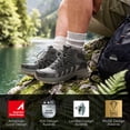 thumbnail image 2 of NORTIV 8 Men's Waterproof PRO Hiking Boots Lightweight Outdoor Trekking Camping Climbing Shoes for All Day Comfort Armadillo FieldLite, 2 of 8