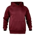 thumbnail image 2 of Dpytoraw Mens Autumn And Winter Letter Oversize Loose Hooded Pullover Sweater Top Blouse Coat, 2 of 5