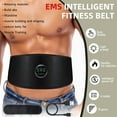 Ab Stimulator High Intensity Belt With No Gel Pads ABS Stimulator EMS Abdominal Toning Trainer Exerciser Belt Ab Workout