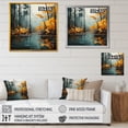 thumbnail image 4 of Designart "Solitude In The Autumn Forest I" Forest Floater Framed Canvas Art Print, 4 of 5
