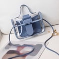 thumbnail image 5 of ibiyuan Clear Crossbody Bag Women Transparent Messenger Bag With Buckle Shoulder Crossbody Beach Tote Purse For Ladies Fashion Clear Concert Bag, 5 of 6