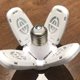 thumbnail image 4 of Luz de garaje LED 60W E27 6500K Bombilla de techo de garaje LED plegable con 4 paneles ajustables para taller Hotel Sala de estar interior 110 a 130V YD 04Opalino-1 pieza Sailing, 4 of 9