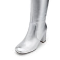 thumbnail image 3 of DREAM PAIRS Women's Knee-High Heeled Boots, Zip-Up Fashion Dress Boots, 3 of 8