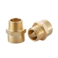 thumbnail image 1 of Adaptador de conexión de tuberías Inwindrain, paquete de 2, 1/2 G (BSP) a 1/2 NPT, 1 of 8