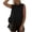 Black-tank tops for women, variant on Womens Crochet Crop Tank Tops Sleeveless Fringe Crew Neck Trendy Boho Knit Summer Sweater Vest