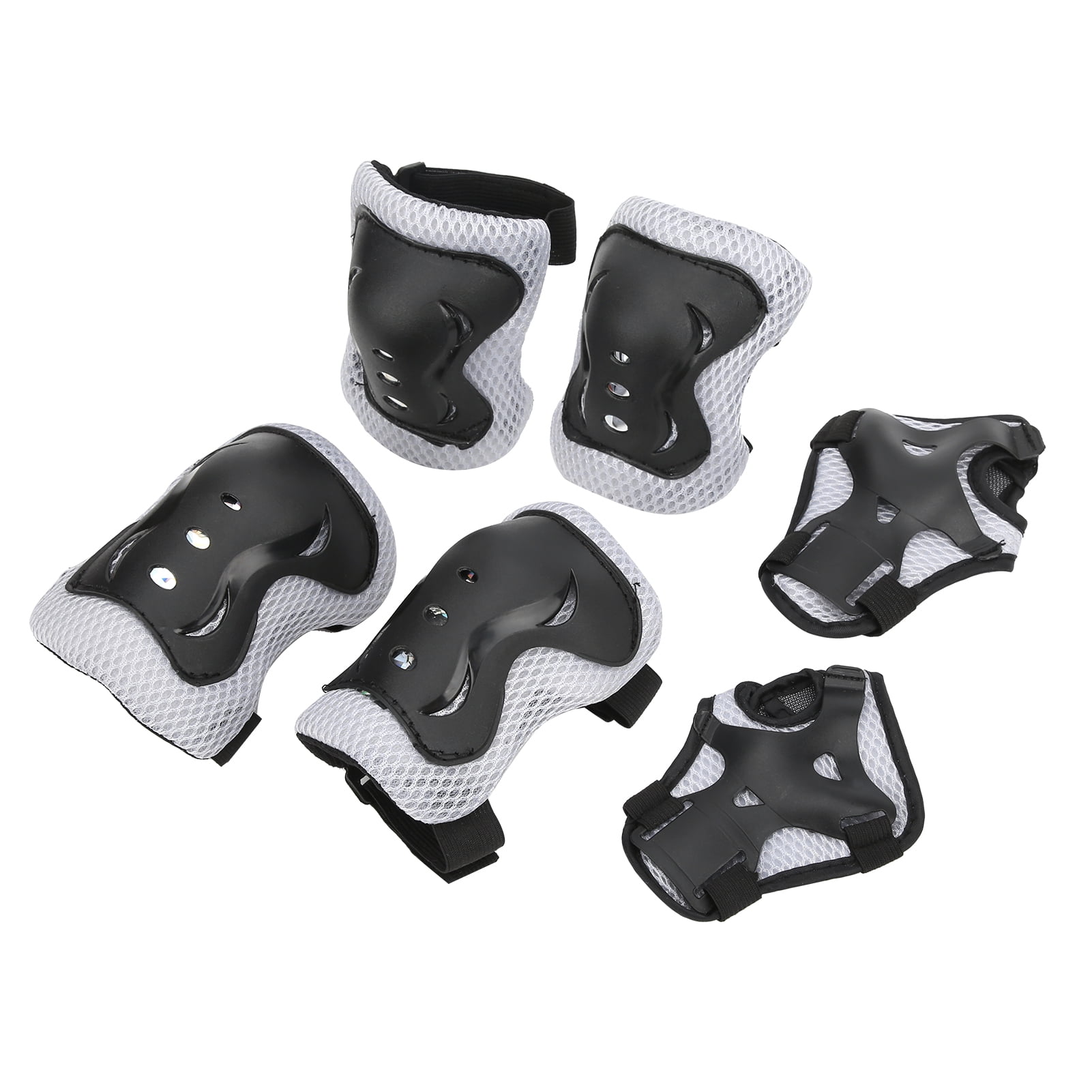Kit De Protections Roller Enfant – Genouillères, Coudières, Protège-poignets – PP Rigide + Coton EPE – Ajustable, 3-12 Ans