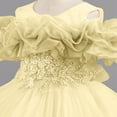 thumbnail image 6 of Moocorvic Backless Flower Girl Dresses for Wedding, Fluffy Tulle Dress Wedding Gowns Pageant Dresses, 6 of 8