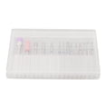 thumbnail image 3 of Soporte para cabeza de pulido de uñas, 20 agujeros, 14 Uds., soporte para puntas de manicura y pedicura con caja de almacenamiento transparente, 3 of 5