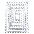 thumbnail image 1 of 5 troqueles de sellos postales ondulados para tarjetas, troqueles rectangulares de línea punteada, plantillas para álbumes de recortes, proyectos de manualidades con tarjetas y álbumes de recortes, 1 of 8