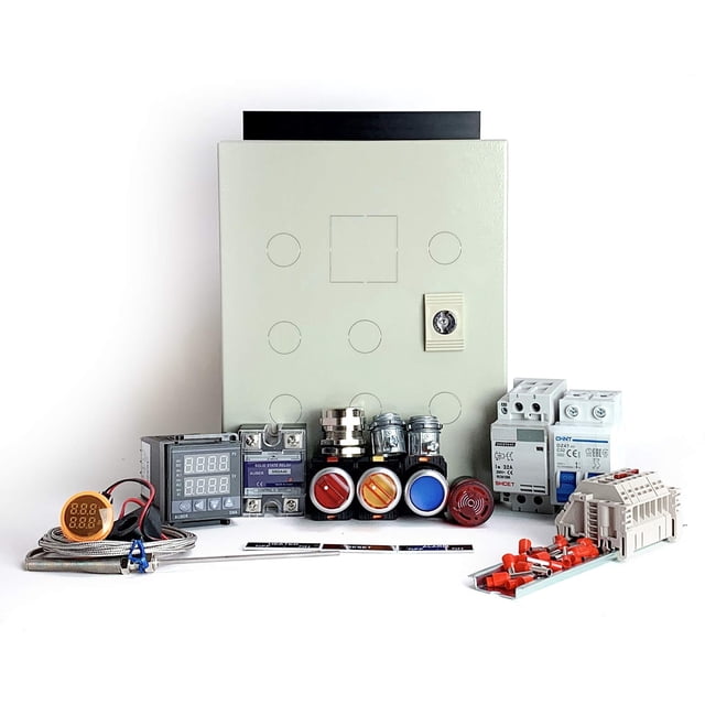 Powder Coating Oven Controller Kit, 240V 30A 7200W (KIT-PCO103)