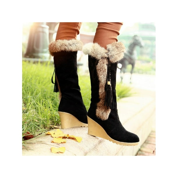 CVLIFE Bottes de neige lacets pour femme Walmart