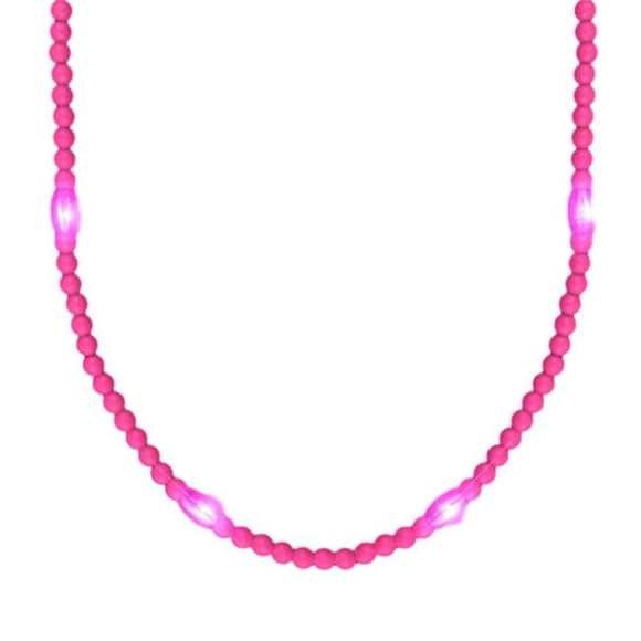 Opaque Round Still Light No Flash Pink Beads