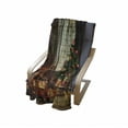 thumbnail image 4 of Christmas Soft Flannel Fleece Throw Blanket, Vintage Ambiance Big Old Fashioned Window Xmas Tree Various Presents, Cozy Plush for Indoor and Outdoor Use, 60" x 80", Brown Red Green, by Ambesonne, 4 of 6