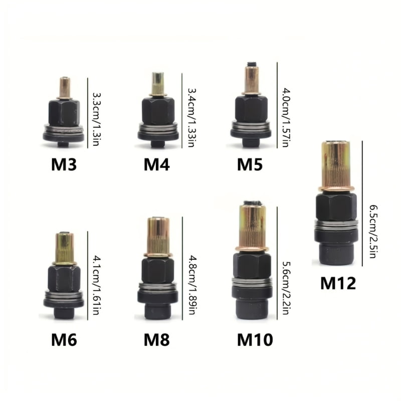 Comprehensive Rivet Nut Set 77 Pcs with Multiple Size 3mm to 12MM Versatile Fastener for DIY & Professional Applications
