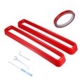 thumbnail image 1 of Unique Bargains Front Grill Mesh Grille Inserts Trim Accessories with Tool Set Red for Dodge Challenger 2015-2022, 1 of 7