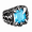 Light Blue, variant on Stainless Steel Dragon Claw Ring Gothic Biker Statement for Men, 6-17