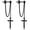 Black, variant on Unique Punk 925 Sterling Silver Cross Dangle Drop Earrings Chain Ball Studs Earrings for Women Men Statement[e4060]
