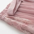 thumbnail image 3 of SWSMCLT Women's Tulle Skirt Pleated Tutu Skirt Spring Bubble Skirt A Line Layered Mesh Summer Lace Elastic Cute Pink Small-Large, 3 of 4