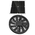 thumbnail image 6 of Solar panel fan kit, 100W, 3000RPM, solar panel powered fan, 10 inch waterproof exhaust fan, protected solar powered chicken coop fan, 6 of 9