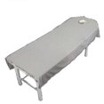 thumbnail image 3 of Sábana para mesa de masajes con orificio para la cara, funda lavable y reutilizable para mesa de masajes para salón de belleza, 3 of 4
