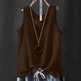 thumbnail image 5 of Diufon Linen Tank Tops for Women Summer Casual Sleeveless Cotton Linen Shirts Loose Lightweight Camisole, 5 of 6