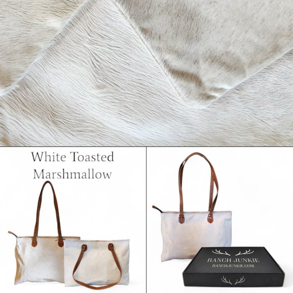 Genuine Cowhide Large Tote Highlands Cowhide Tote Bag Saddle