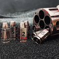 thumbnail image 5 of Metal Dices Set With Revolver Cylinder Dices Storage Multifunctional Cyberpunks Style Dices Game Prop for Crime Theme Tabletop Game, 5 of 5