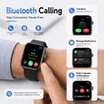 thumbnail image 4 of Smart Watch for Men Women, 1.91" Touch Screen Smartwatch for Android iPhone, Alexa Built-in, Fitness Tracker with Bluetooth Call, 100+ Sports Modes, IP68 Waterproof, Sleep Monitor, 4 of 7