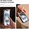 thumbnail image 3 of KOMI Compatible for iPhone 16e Case with Screen Protector - Slide Camera Cover Protective Phone Case with Ring Stand, Heavy Duty Shockproof Rugged Bumper for iPhone 16e Accessories, 3 of 5