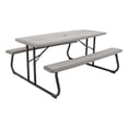 thumbnail image 1 of Lifetime Mesa Picnic Plegable Textura Madera, 1 of 5
