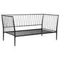 thumbnail image 2 of LHYY Vertigo Matte Black Metal Twin Daybed Bed Frame, 2 of 9