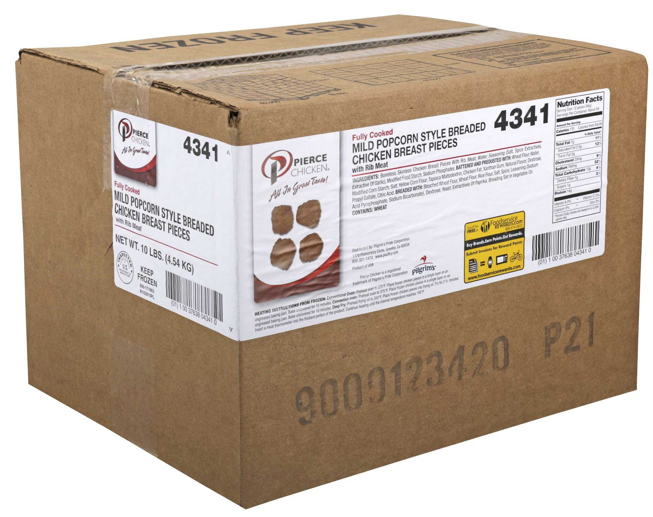 (2 Pack) Gold Kist, Mild Breaded Popcorn Chicken, 5 lb.