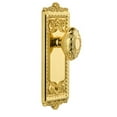 thumbnail image 7 of Grandeur Wingvc_Dd_Na Windsor Solid Brass Rose Dummy Door Knob Set - Brass, 7 of 7