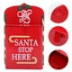 thumbnail image 4 of Buzón metálico de Papá Noel - Buzón rojo navideño para pared, ideal para decoración del hogar - Buzón navideño infantil festivo "Papá Noel, para aquí" - Buzón colgante vintage para fiestas navideñas, 4 of 7