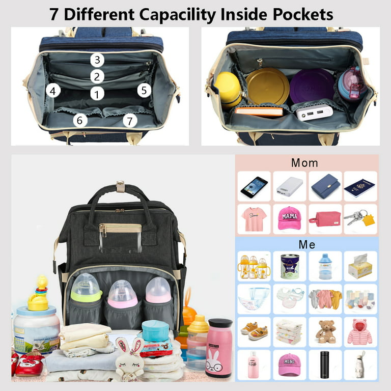 3-In-1 Convertible Backpack + Baby Changing Pad
