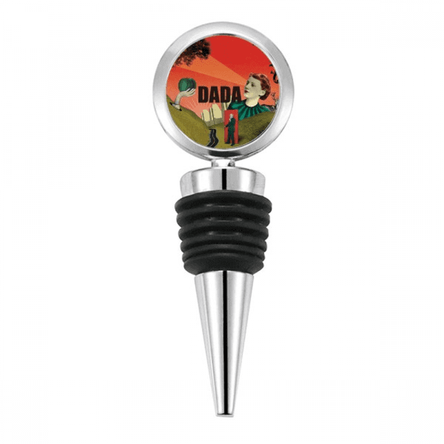 Anarchy Antiwar Dada Art Art Deco Fashion Bottle Stopper Stainless Steel Rubber Reusable