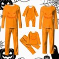 thumbnail image 2 of Matching Family Halloween Pajama Sets Men Pjs Long Sleeve Sleepwear Holiday Lounge Outfit-Men, 2 of 9