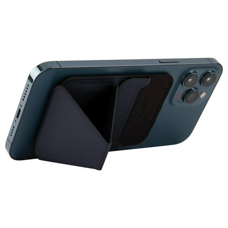 MOFT - Snap-on Phone Stand and Wallet for iPhone 12 and 13 Series - Oxford Blue