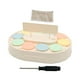 thumbnail image 4 of Platos giratorios de 360 ​​grados para exhibición de pasteles, postres y cupcakes. con música, 4 of 9