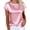 Pink #007, variant on Womens Tops Summer Casual Cap Sleeve Tshirts Shirts Business Dressy Spring Fashion Outfits Trendy Clothes Light Brown L