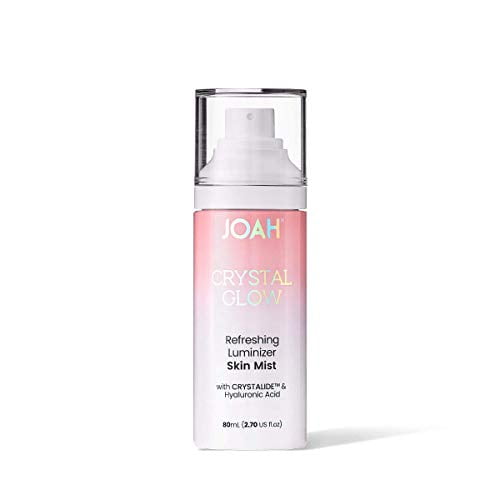 rysten Forsvinde Robust JOAH Face Mist Crystal Glow Refreshing Facial Spray Luminizer with  Hyaluronic Acid, Hibiscus Extract and , Peptides, Prep Refresh & Set Makeup,  Korean Skin Care, 2.7 Oz - Walmart.com