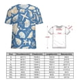 thumbnail image 2 of Beach Seashell Starfish Women's Short Sleeve T-Shirt Crew Neck Casual Summer Trendy Loose Fit Tops, 2 of 6